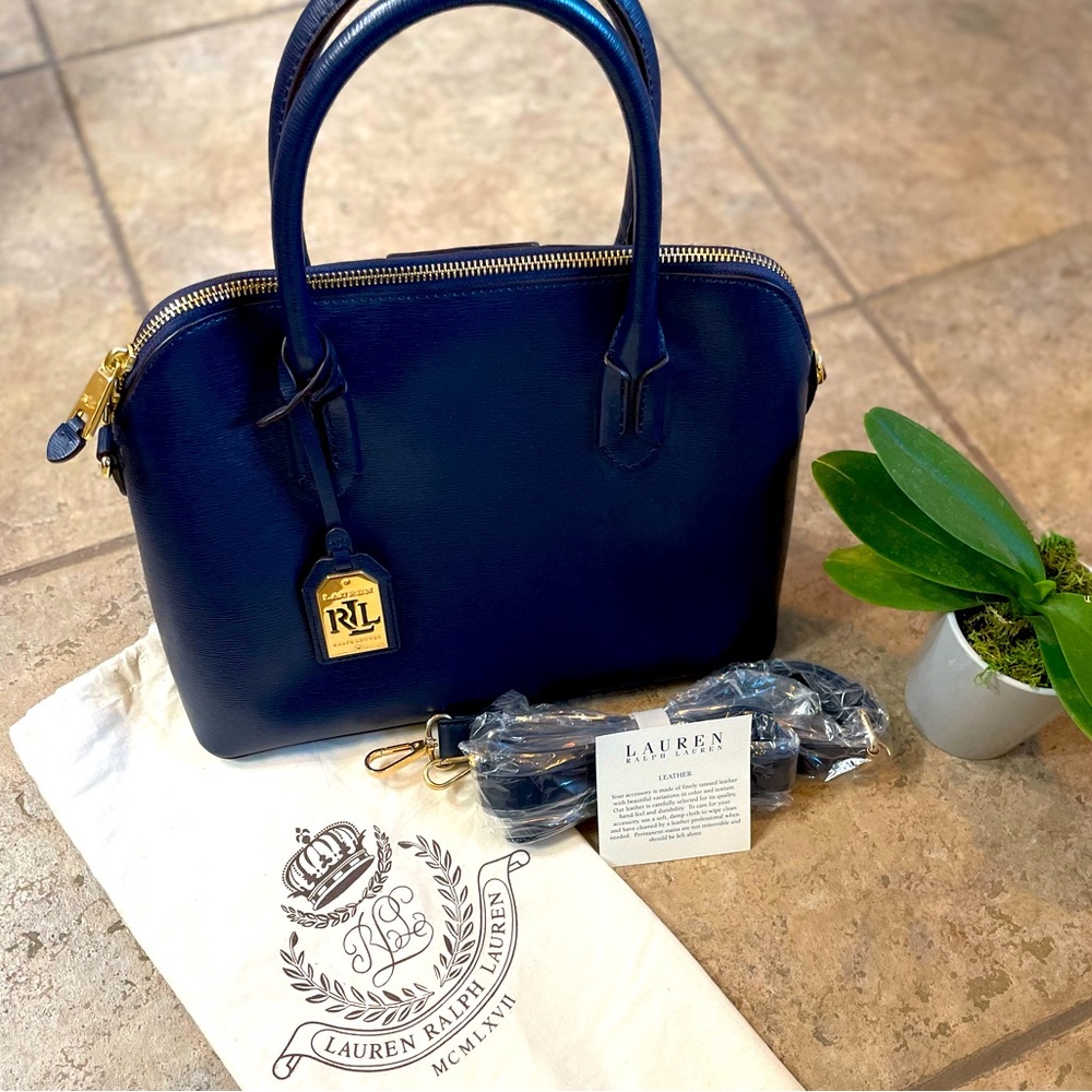 NWT Ralph Lauren Dome Satchel